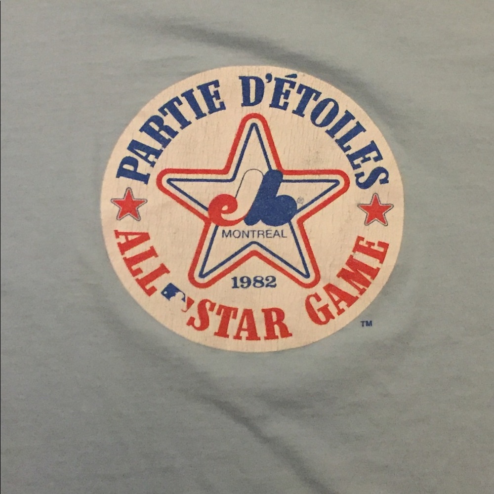 authentic vintage 1982 Montreal Expos shirt